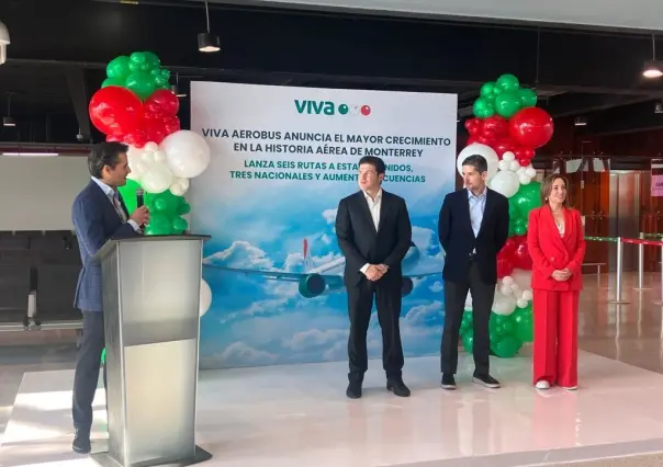 Anuncian nuevas rutas de vuelo de Viva Aerobús