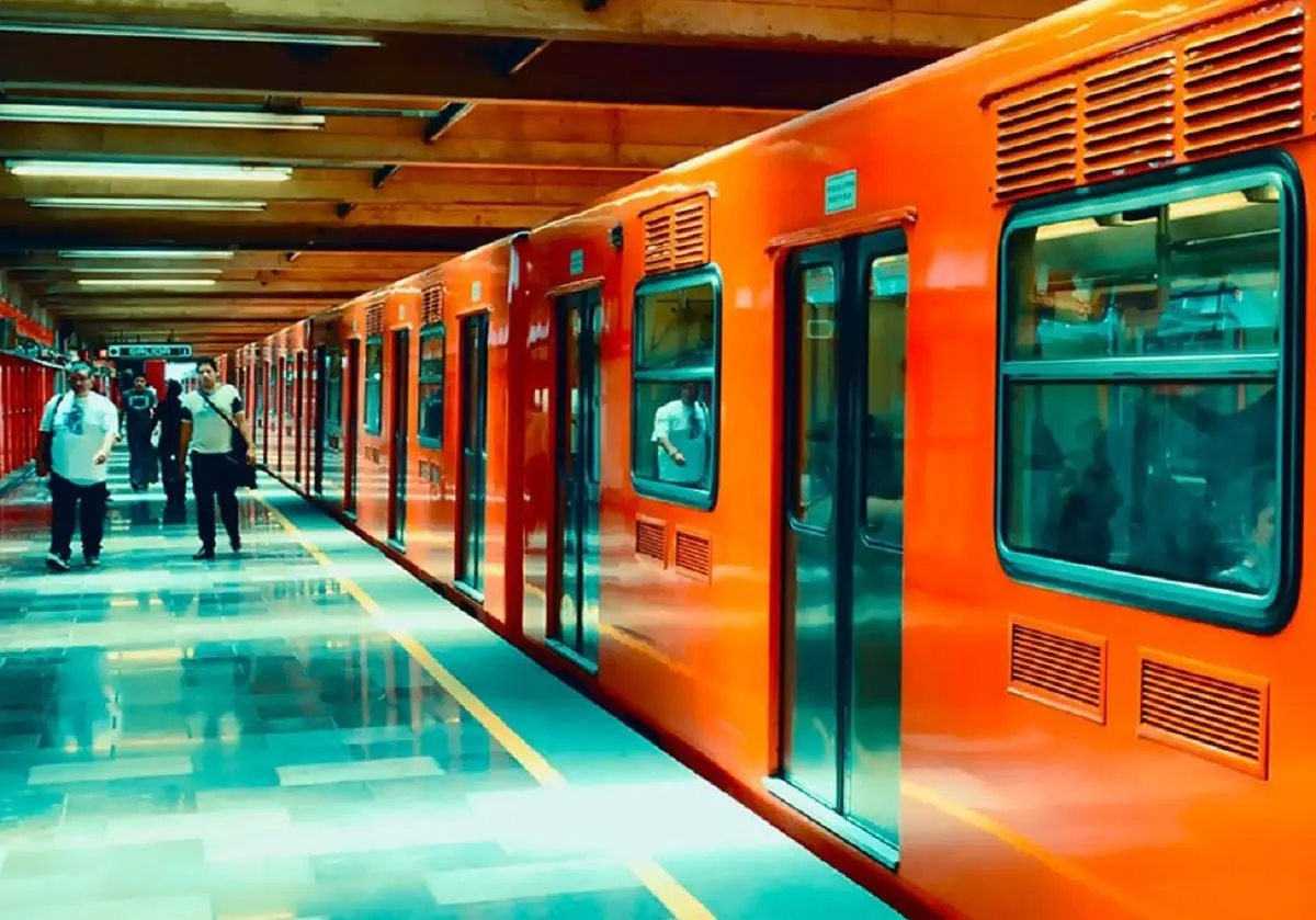 Un usuario del Metro de la CDMX fue sorprendido fumando marihuana en uno de los vagones de la Línea. Foto: Facebook Metrocdmx