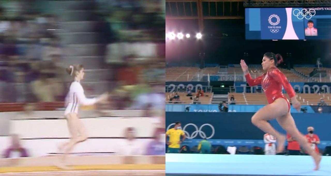 Los seguidores de los Juegos Olímpicos están ansiosos por presenciar las increíbles habilidades de las gimnastas de todo el mundo, incluyendo a Alexia Moreno. Foto: Twitter.