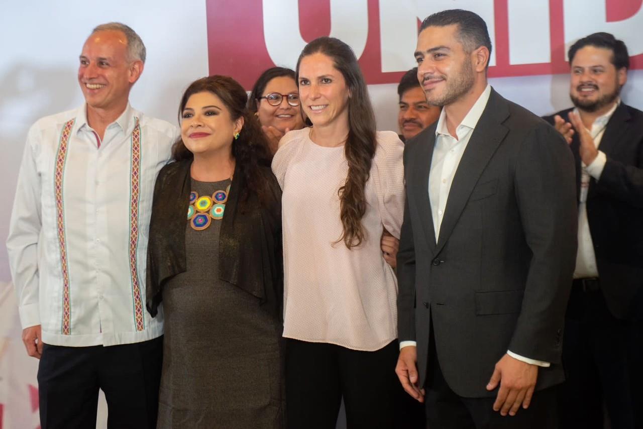 Harfuch, Brugada, Gatell y Mariana Boy van por la CDMX. Foto: @Sebas_RM