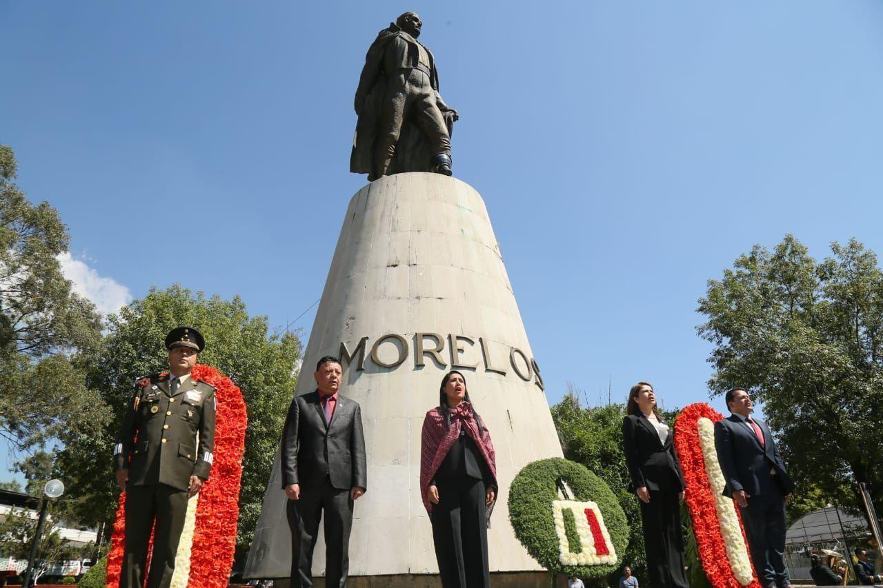 Ceremonia cívica en Conmemoración del CCII Aniversario de la Consumación de la Independencia Nacional. Crédito: GEM.