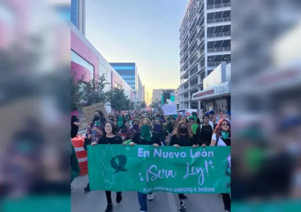 Mujeres marchan en Nuevo León por el derecho a decidir, ¡Será Ley!