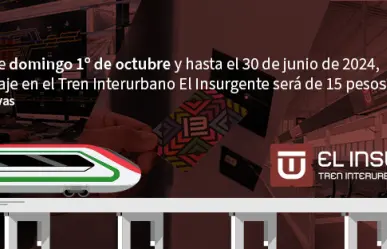 Adiós al viaje gratis en El Insurgente, ahora costará 15 pesos