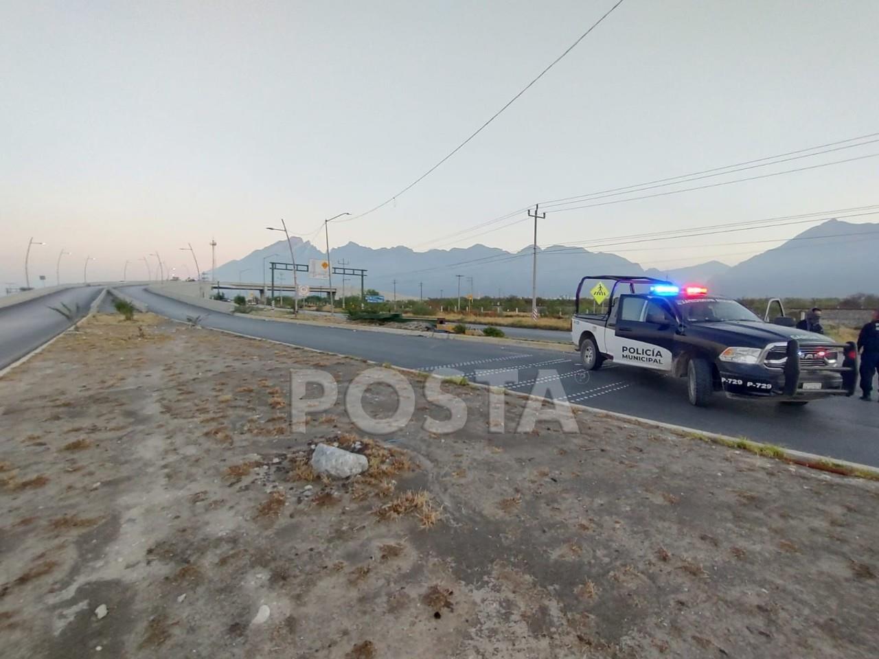 La zona fue asegurada por elementos de la Agencia Estatal de Investigaciones y la Policía de García. Foto: Especial/ POSTAMX