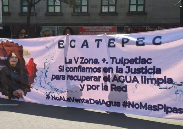 Promueve Ecatepec 14 amoríos colectivos por falta de suministro de agua