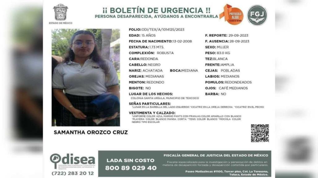 Se busca, Samantha Orozco desaparece tras conocer a un hombre en app de citas