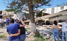 Se derrumba techo de la Iglesia de Santa Cruz en Ciudad Madero, Tamaulipas