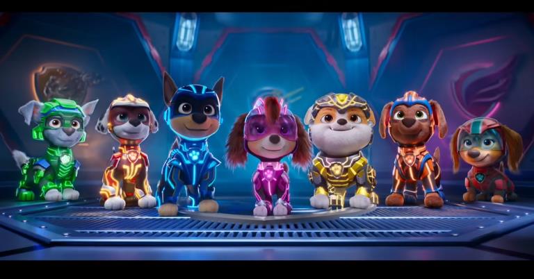 Paw Patrol: La Súper Película arrasó con las taquillas estadounidenses, recaudando 23 millones de dólares. Foto. Captura de Imagen