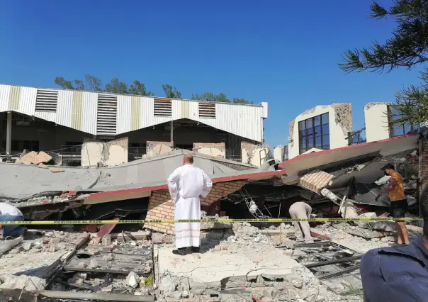 Aumenta a 11 cifra de muertos por colapso de techo de Iglesia en Ciudad Madero