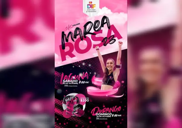 Llega la “Marea Rosa 2023” 5K Colors