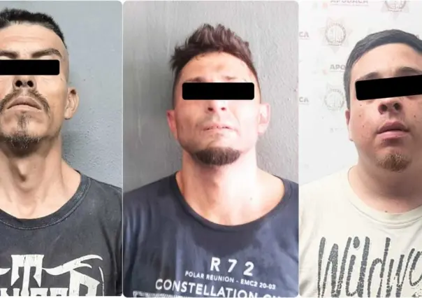 Tres hombres fueron detenidos por delitos de amenazas y violencia familiar