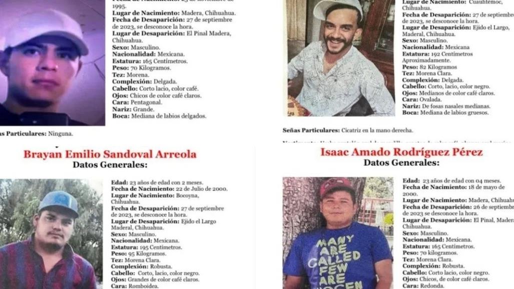 Desaparecen cuatro hombres en poblado de Chihuahua