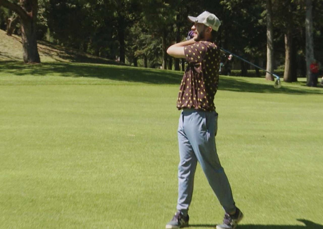 El regreso de Faisy al golf, tras 5 meses de ausencia en el campo. Foto: Luis Ortega
