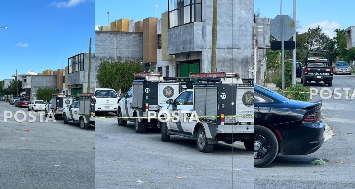 Dos personas son asesinadas a tiros en la calle Cerro del Potosí en Juárez