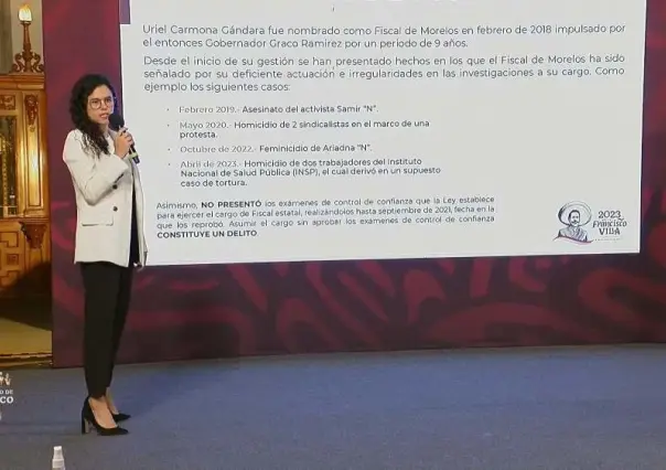 Denuncia Segob que fiscal de Morelos no aprobó exámenes de confianza