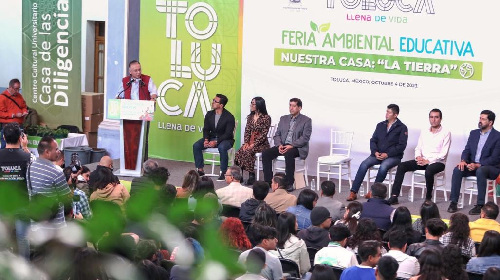 Realizan Feria Ambiental Educativa La Tierra es Nuestra en Toluca