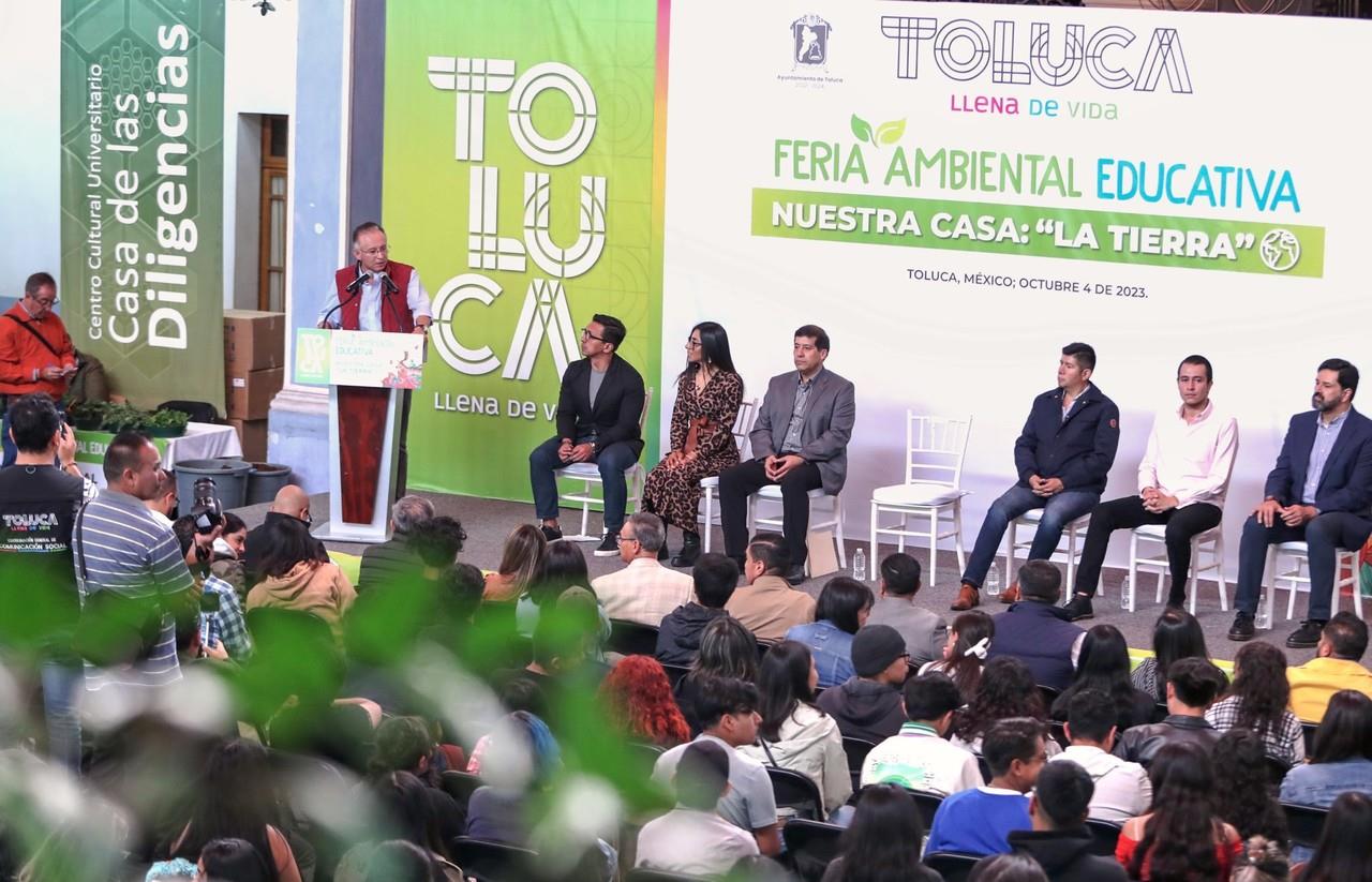 Casa de las Diligencias, sede de la Feria Ambiental Educativa La Tierra es Nuestra Casa. Crédito: Gobierno de Toluca.