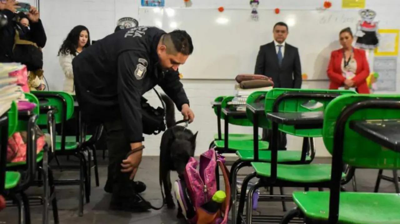 En las escuelas de Edomex realizarán el operativo mochila segura, al menos tres veces en el año. Foto: Gob. De Edomex