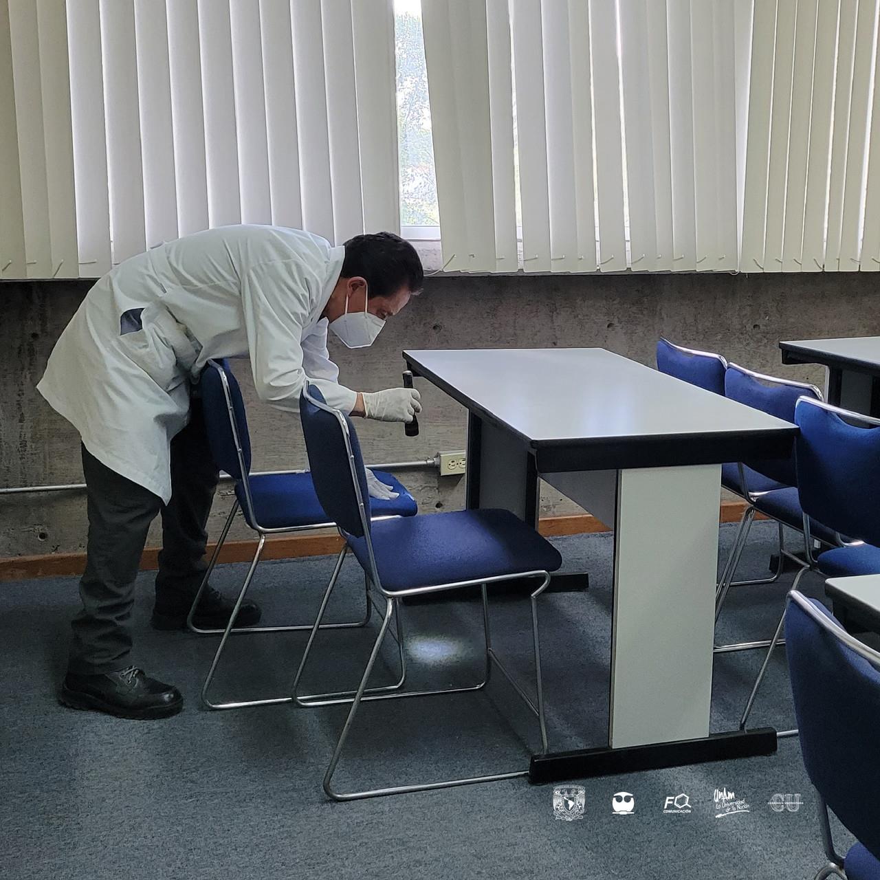 UNAM encuentra solo una chinche en instalaciones universitarias. Foto: @quimica_unam