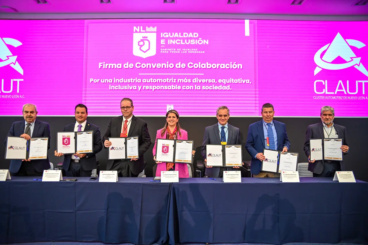 Firman convenio de colaboración Igualdad e Inclusión y el Clúster Automotriz