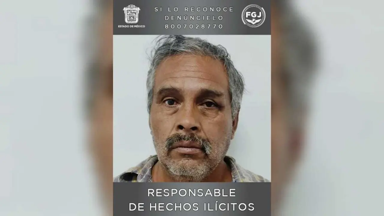 Francisco Hernández Chávez fue hallado culpable de la muerte de un hombre en Nicolás Romero, fue sentenciado a 47 años 6 meses de cárcel. Foto: FGJEM