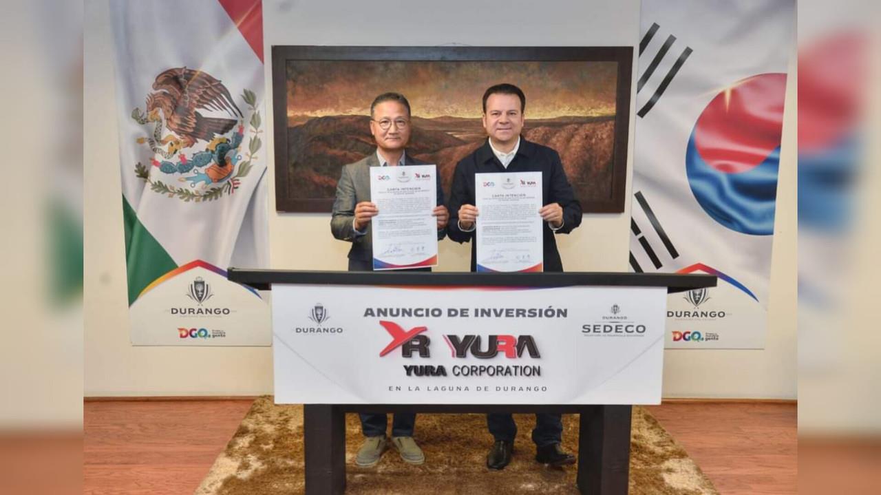 Yura Corporation se instalará en Mapimí Durango. Foto: Facebook Esteban Villegas Villarreal