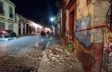 Sismo en Oaxaca deja 5 municipios sin luz y daños menores en viviendas