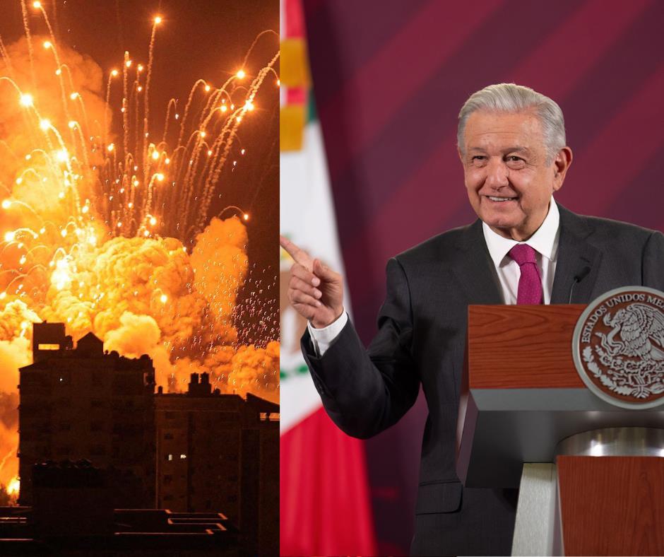 Embajada de Israel: Posición neutral de AMLO, un posible apoyo al terrorismo. Foto: Especial