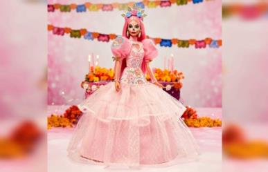 Lanza Mattel Barbie edición Día de Muertos 2023 de Pink Magnolia