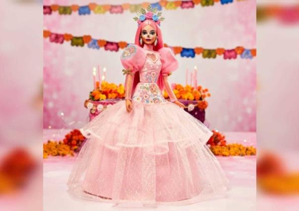 Lanza Mattel Barbie edición Día de Muertos 2023 de Pink Magnolia