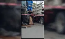 Hombre muere prensado tras estrellamiento en Pesquería