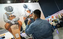 Instala Monterrey módulo interactivo en la FIL 2023