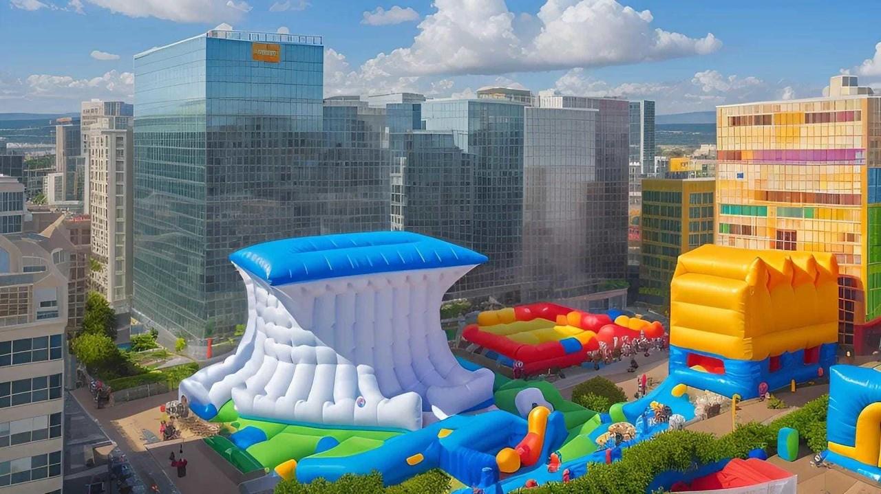 FOTOS: Chilangolandia inflable, la Ciudad de México como nunca la has visto