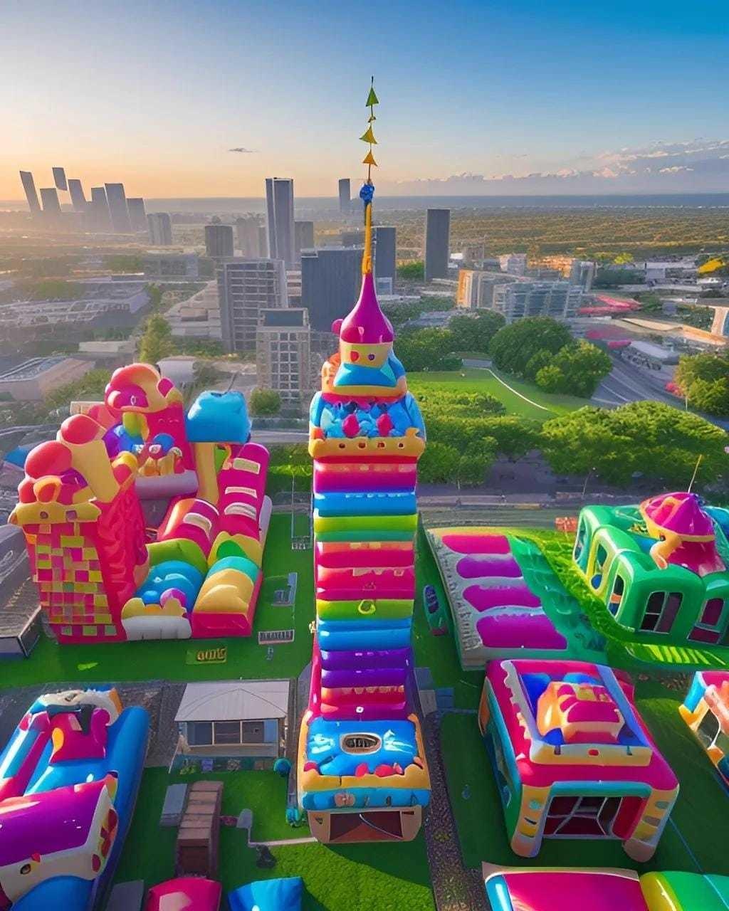 FOTOS: Chilangolandia inflable, la Ciudad de México como nunca la has visto