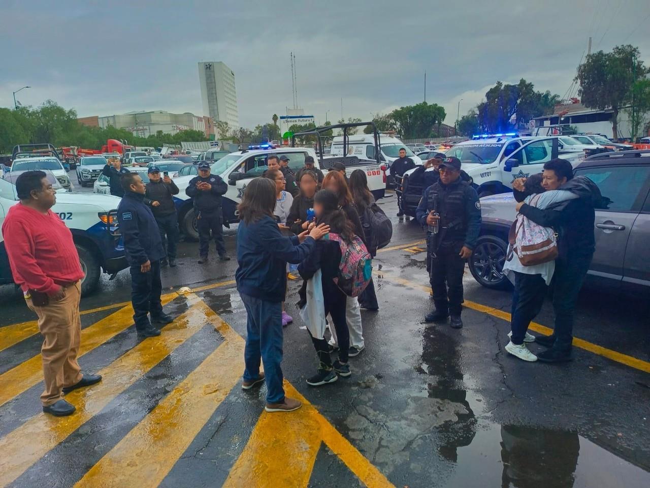 Robo en autopista México-Querétaro, a la altura de Las Conchitas. Imagen: Cortesía.