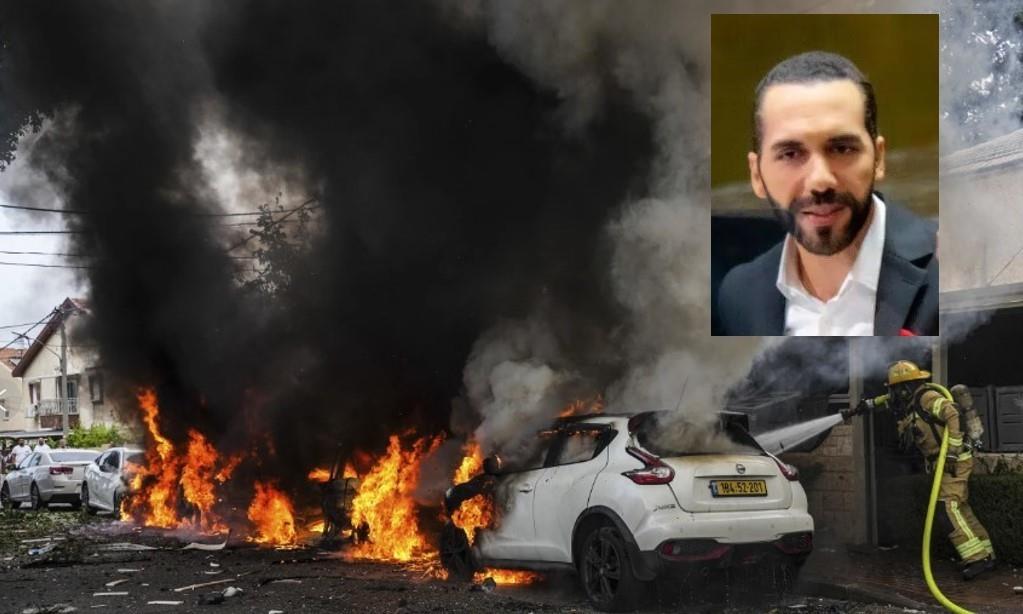 Nayib Bukele, presidente de El Salvador calificó de criminal al movimiento islamista Hamás. Foto. AP / Nayib Bukele