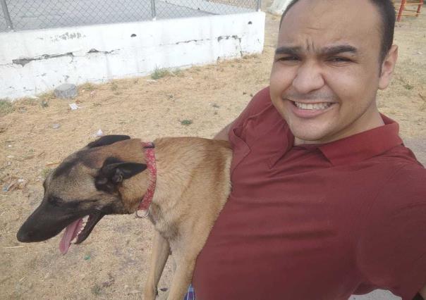 Proxpol Escobedo rescata a perrito en peligro de ser atropellado