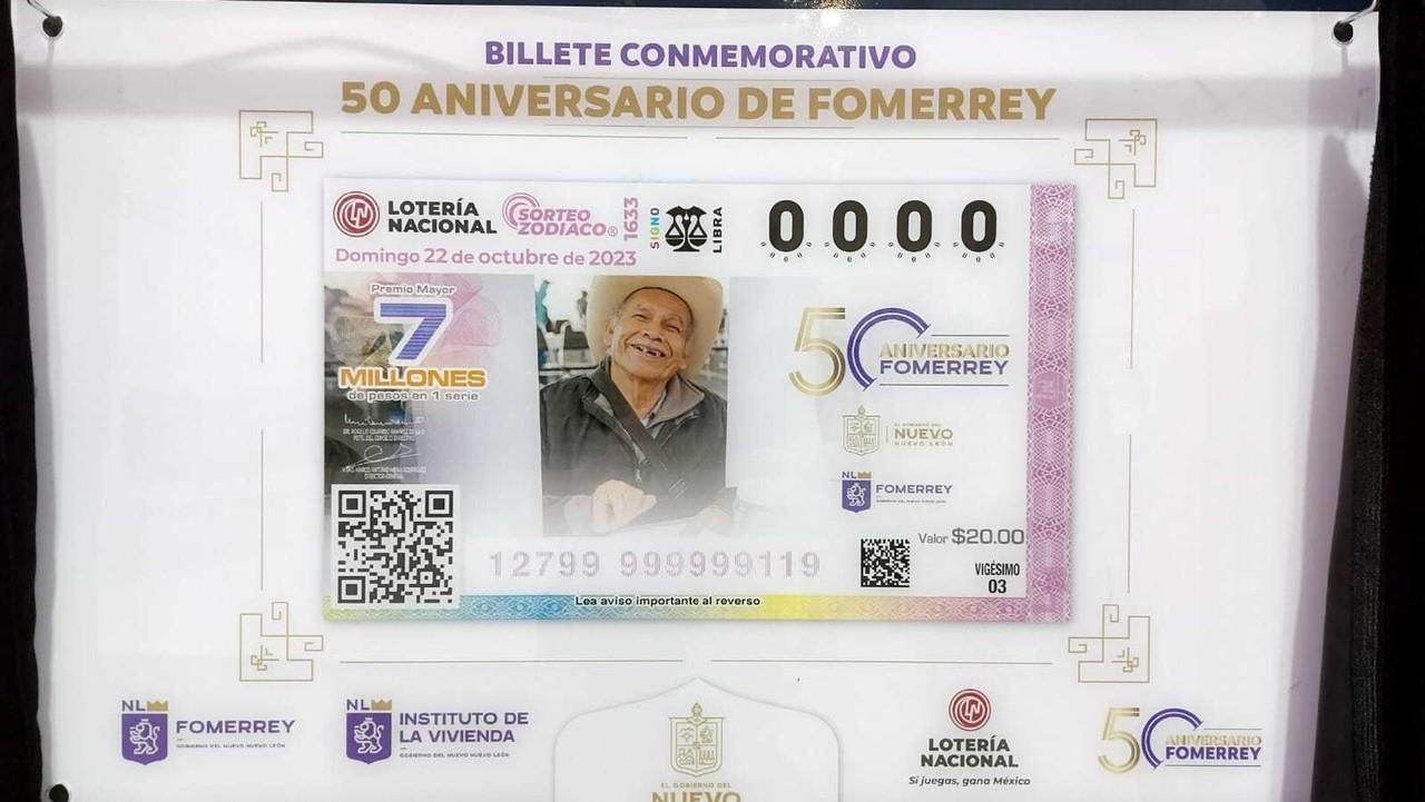 Conmemora Fomerrey su 50 Aniversario con nuevo Cachito de Lotería Nacional