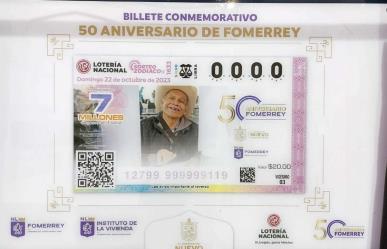 Conmemora Fomerrey su 50 Aniversario con nuevo Cachito de Lotería Nacional