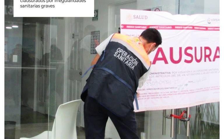 Establecimientos representan una amenaza para la salud de los pacientes. Foto: Cofepris.