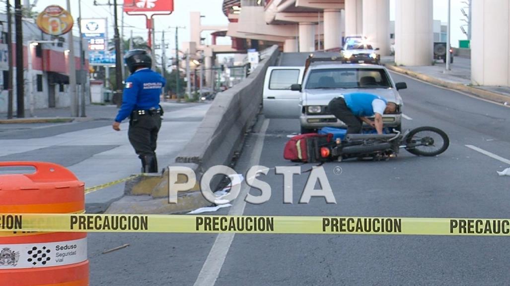 Motociclista fallecido en Félix U. Gómez, era policía estatal de Nuevo León