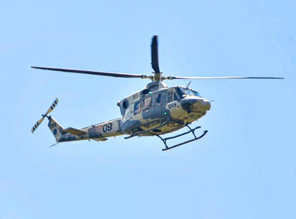 Lamenta AMLO desplome de helicóptero de las fuerzas armadas. Foto: SEDENA