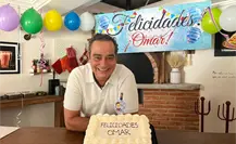 Cumple 60 años Omar Fierro; pide de regalo convertirse en abuelo