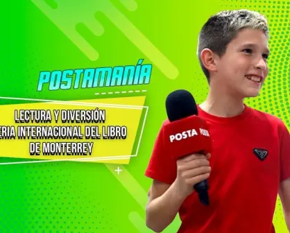 Mateo visita la Feria Internacional del libro de Monterrey