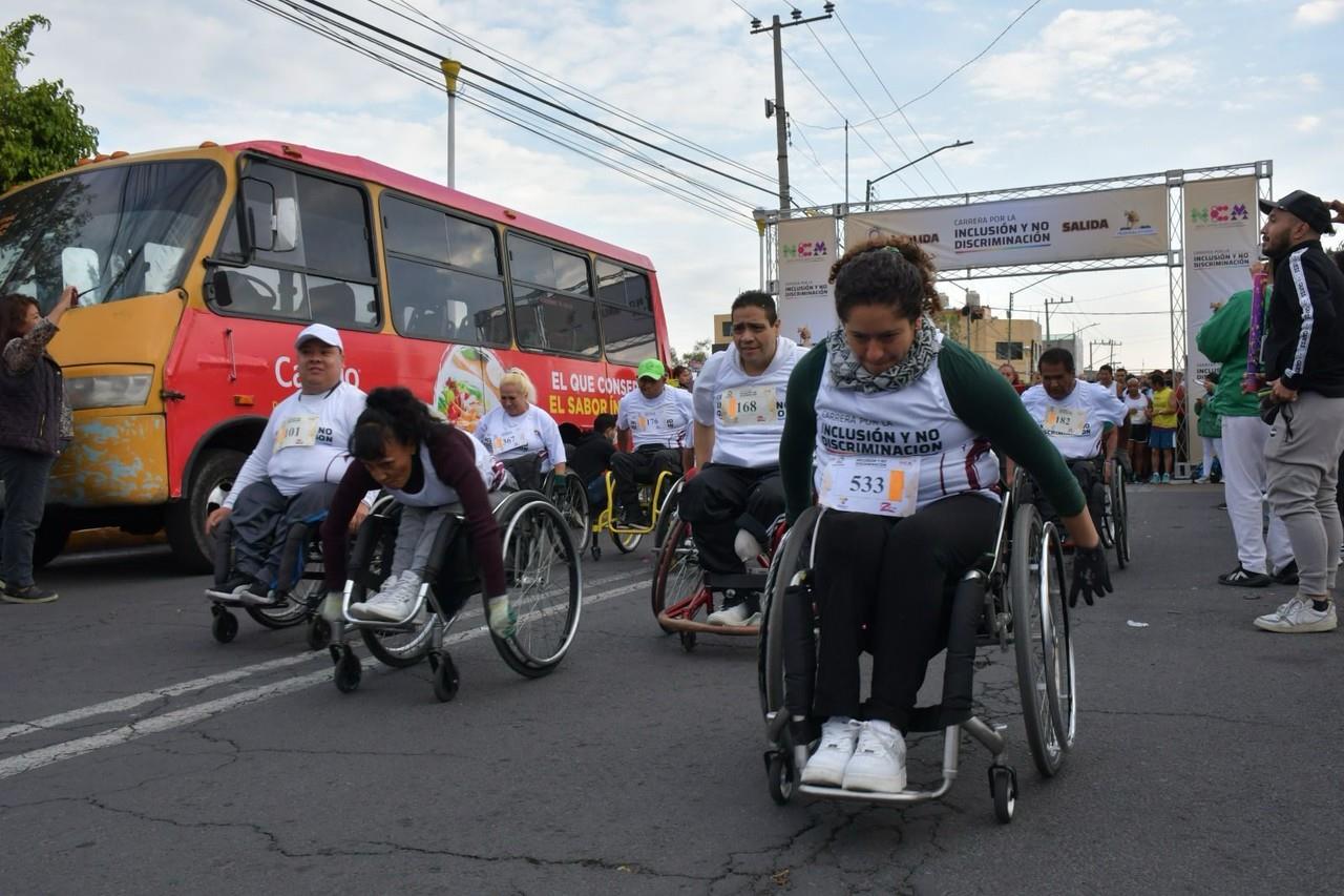 Primera edición de la Carrera por la Inclusión y No Discriminación. Crédito: Gob. de Nezahualcóyotl.