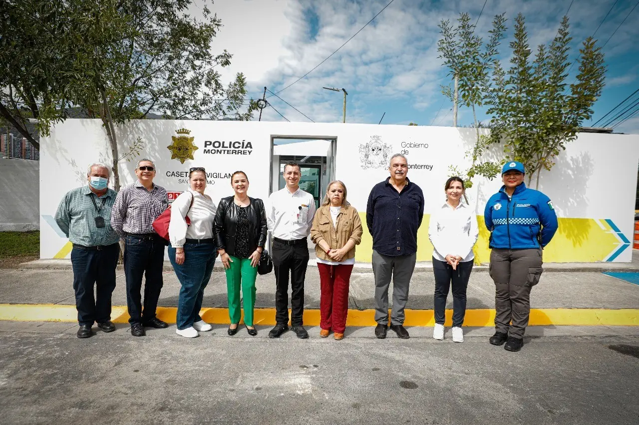 Entrega Colosio caseta de vigilancia renovada en Colinas de San Jerónimo