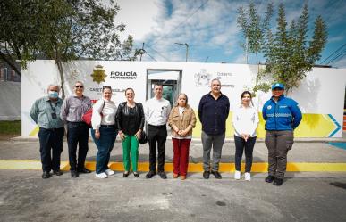 Entrega Colosio caseta de vigilancia renovada en Colinas de San Jerónimo