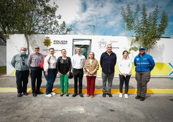 Entrega Colosio caseta de vigilancia renovada en Colinas de San Jerónimo