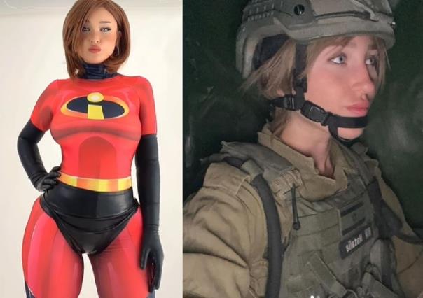 De modelo cosplay a soldado real: Natalia Fadeev lucha contra Hamás