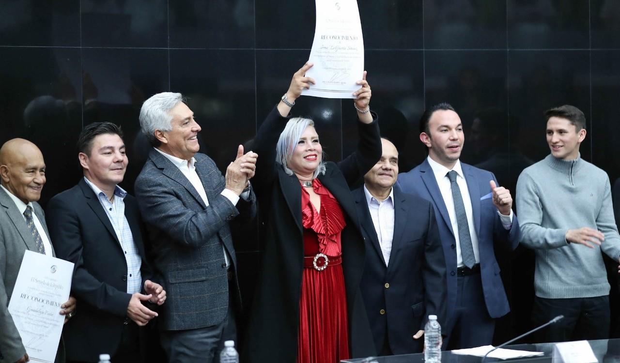 Reconocen en el Senado de la República a leyendas y promesas del boxeo mexicano. Foto: @senadomexicano